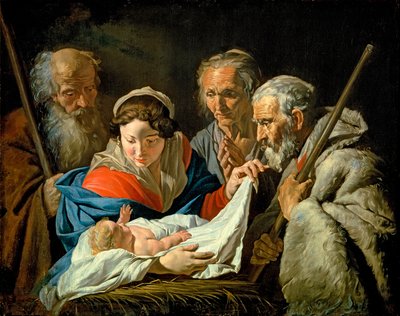 Adoración del Niño Jesús de Matthias Stomer